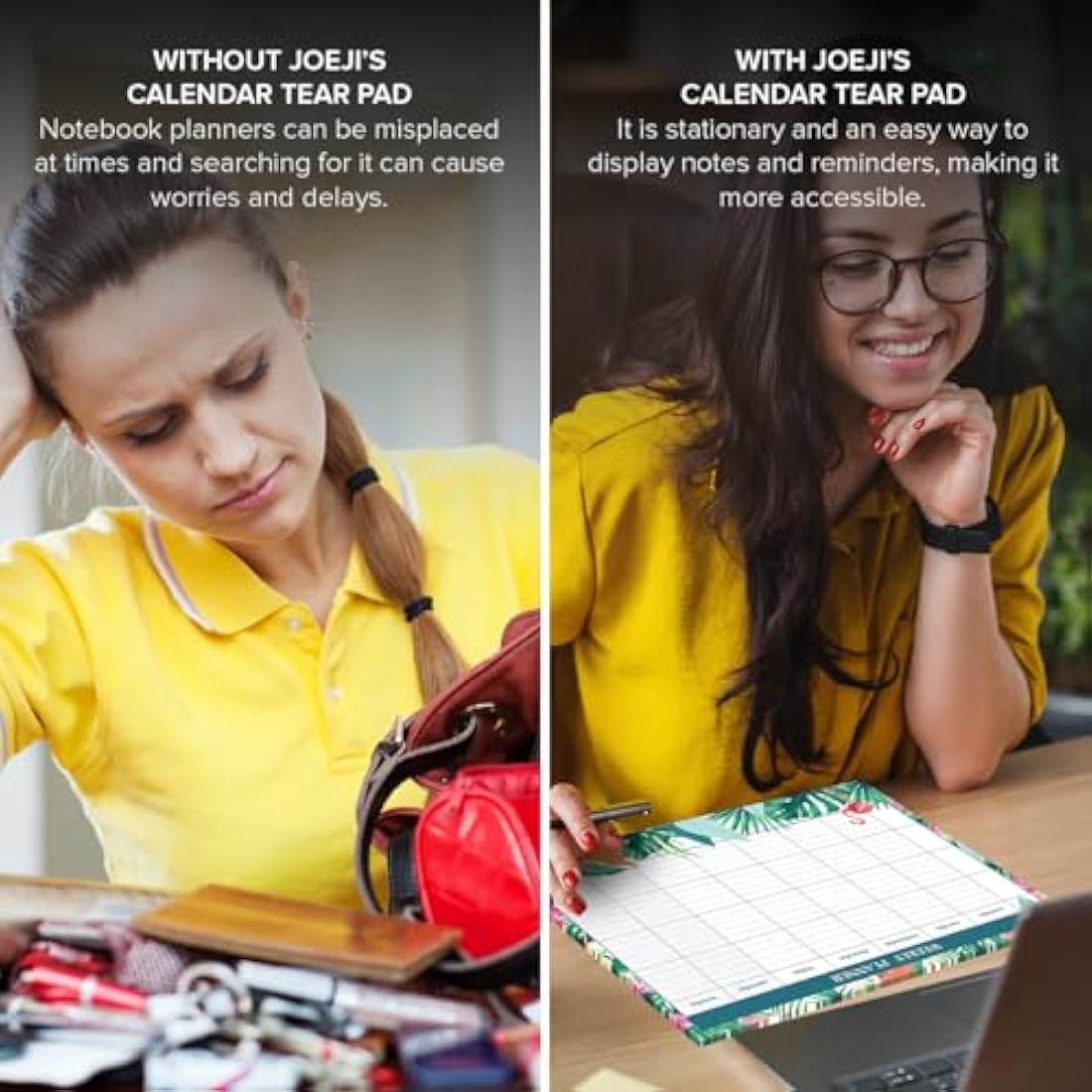 Joeji's Kitchen Weekly Planner Pad Tear Off Sheets 60 Pages A4 Organiser 100 GSM Offset Paper Punched Hole for Hanging Plan Your Weekly Timetable (Aqua)