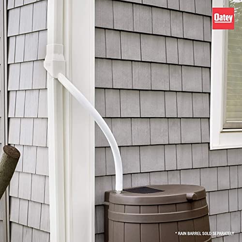 Oatey 14209 Mystic Rainwater Collection System,White,2" x 3"