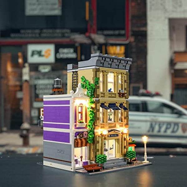 Lightailing Light Set For (Creator Expert Police Station） Building Blocks Model - Led Light kit Compatible With Lego 10278(NOT Included The Model)