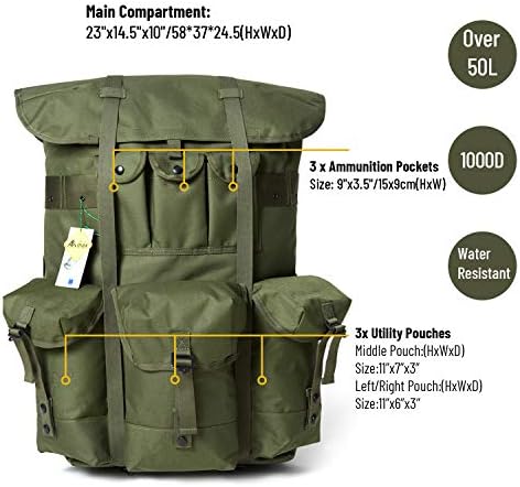 MT Military Alice Pack Army Survival Combat ALICE Rucksack Backpack