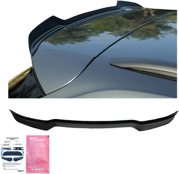 Oneway Roof Spoiler (Cap) compatible with Audi Q5 (FY) S-Line Facelift 2020-2024 excl. Sportback - Gloss black