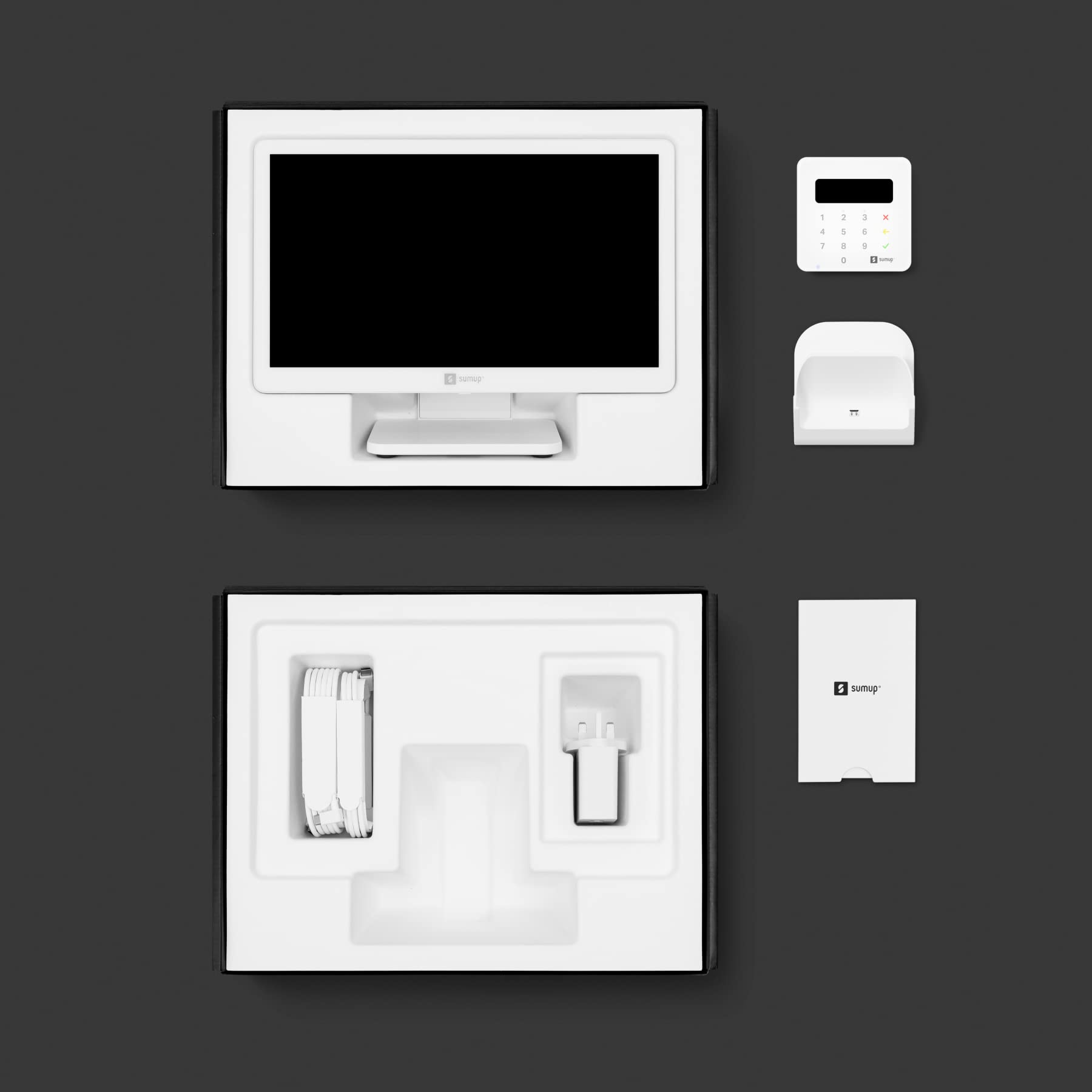 SumUp Point of Sale Lite Payment Terminal/Register – 13” Full HD Touchscreen, Speedy Set Up, Fast & Flexible Checkout, No Contracts and now with End-of-Day Z Reports