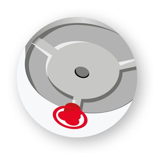 Scheurich Wave Globe Jardiniere, Oval Planter made of Plastic, Black-Granite, 58 cm diameter, 23 cm height, 15 l Vol.