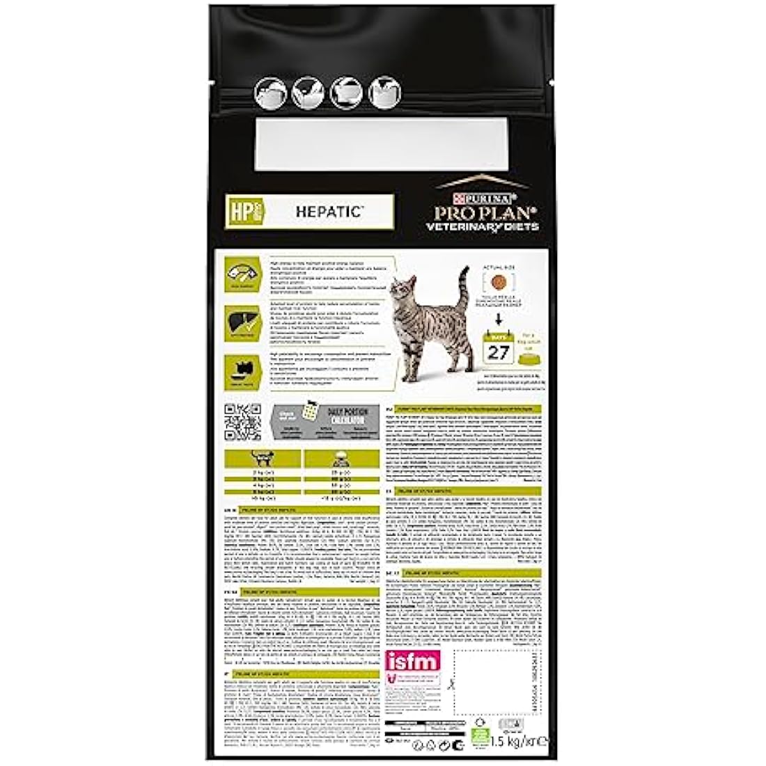 PRO PLAN VETERINARY DIETS Cat Food Hepatic 1.5kg (Single Case)