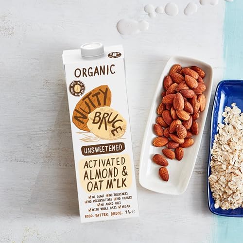 Nutty Bruce Nutty Bruce Activated Almond & Oat Milk 1L-6 Pack