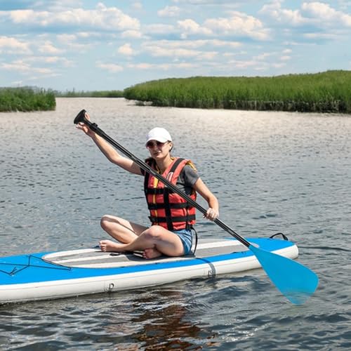 Uozonit Stand up Paddle - Ergonomic Telescoping Paddle,Removable Portable Reusable Canoe Accessories Rowing Tool for Beginner Fishing Boating Surfing Outdoor Sea Activities Daily