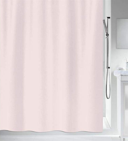 Spirella Primo Polyester Shower Curtain 180x180cm Light Pink