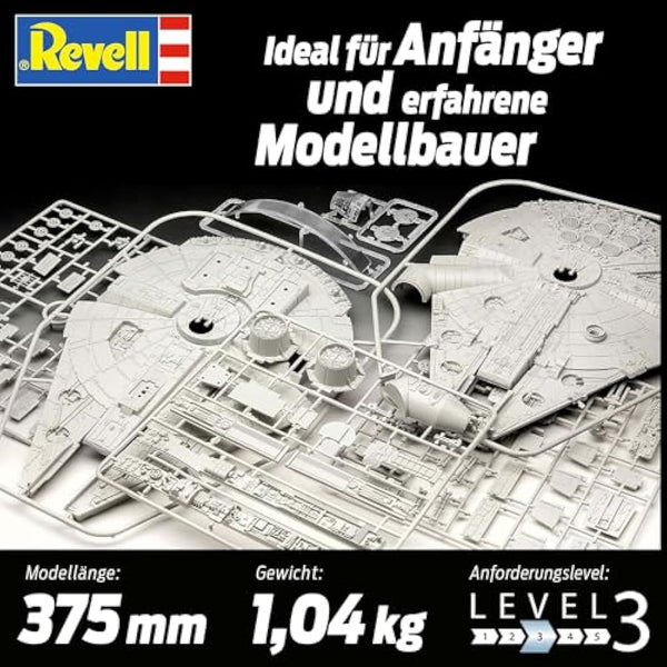 Revell 06718 Star Wars Millennium Falcon (Han Solo) 1:72 Scale Unbuilt/Unpainted Plastic Model Kit