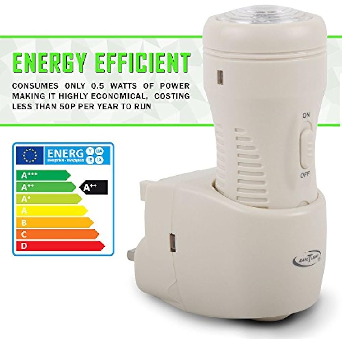 *NEW* 3-in-1 Rechargeable Torch, Automatic Night Light & Emergency Power Cut Light. As seen on BBC's"Dragons Den"