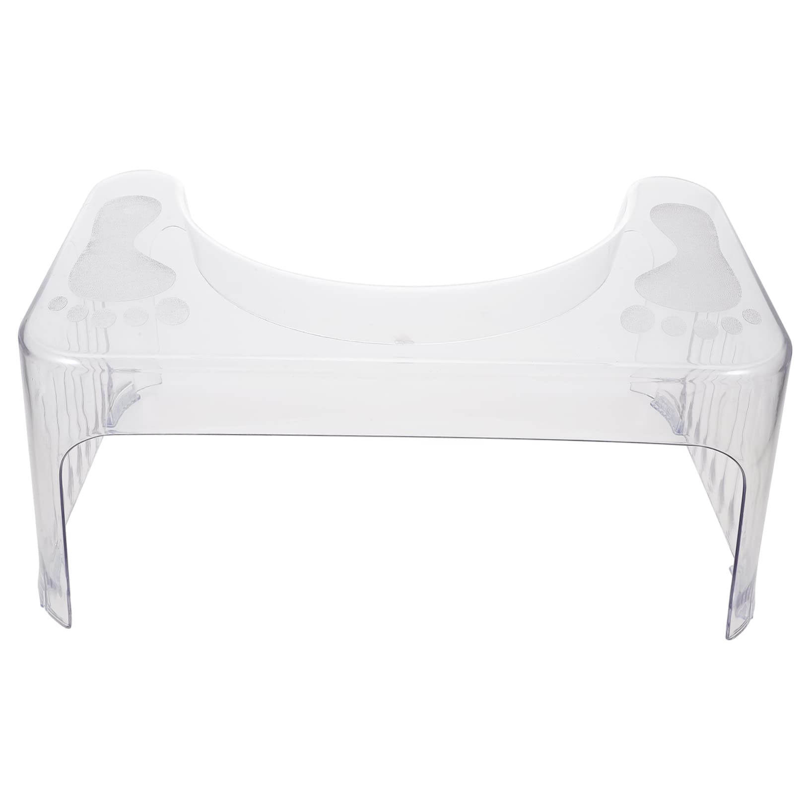 HEMOTON Toilet Foot Stool for Bathroom Anti-Slip Kids and Adults Potty Step Stool for Healthier Bowel Movements Comfortable Heightened Step for Home