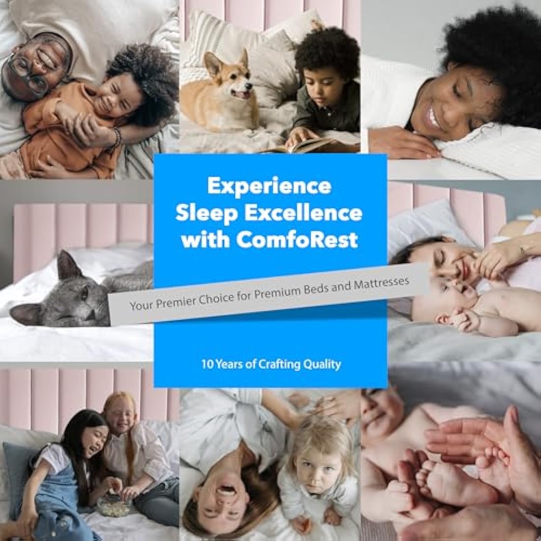 ComfoRest - Sophisticated 3FT Single Bed Base | Spacious Frame with 2 Storage Drawers | Durable Design for Practical Living | Versatile Choice for Contemporary Interiors (Pink Plush)