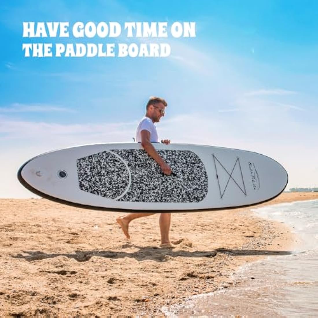 FEATH-R-LITE 10' &11' Inflatable Ultra-Light Stand Up Paddle Board for All Skill Levels Included with SUP, Adj Paddle, Pump, Backpack, Leash