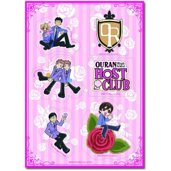 Ouran High School Host Club- Group Sticker Set2 5"X7"