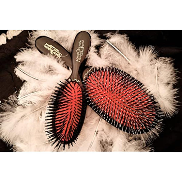Mason Pearson SB4 Pure Bristle Pocket Sensitive Hair Brush - Dark Ruby