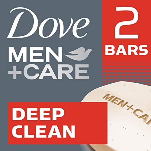 Dove Men+Care Body and Face Bar, Deep Clean 4 oz, 2 Bar