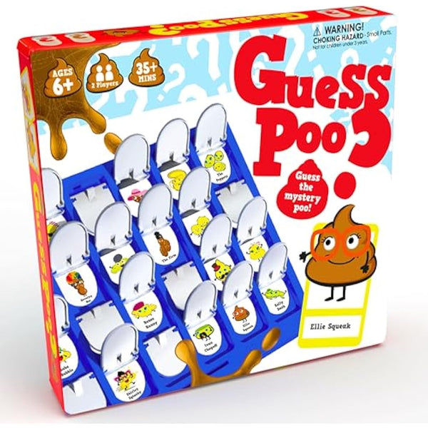 Boxer Gifts Guess Poo Game For Kids & Family – Poop Themed Gifts For Children On Birthdays Or Christmas