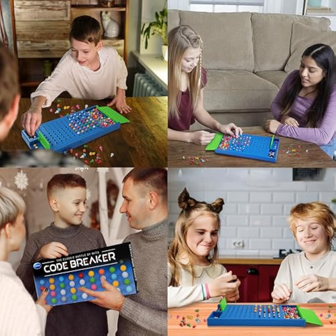 KUNEN Classical Code Cracking Game Thinking Games,Fun Intelligent Board Family Board Game For 2 Players Travel Games For Family For Boys