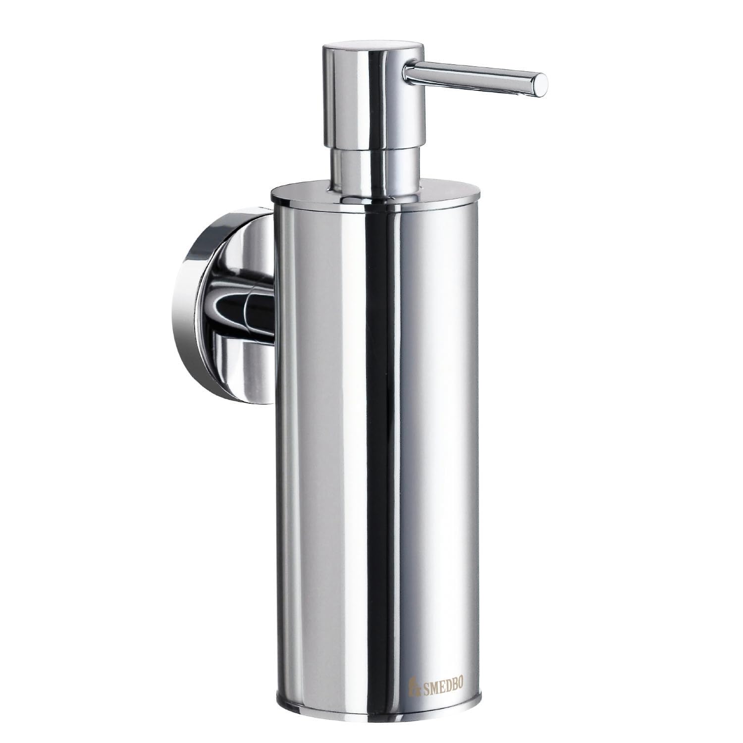 Smedbo "Home" Chromed Soap And Lotion Dispenser, Polished Chrome, Silver, 16 x 10.5 x 5 cm