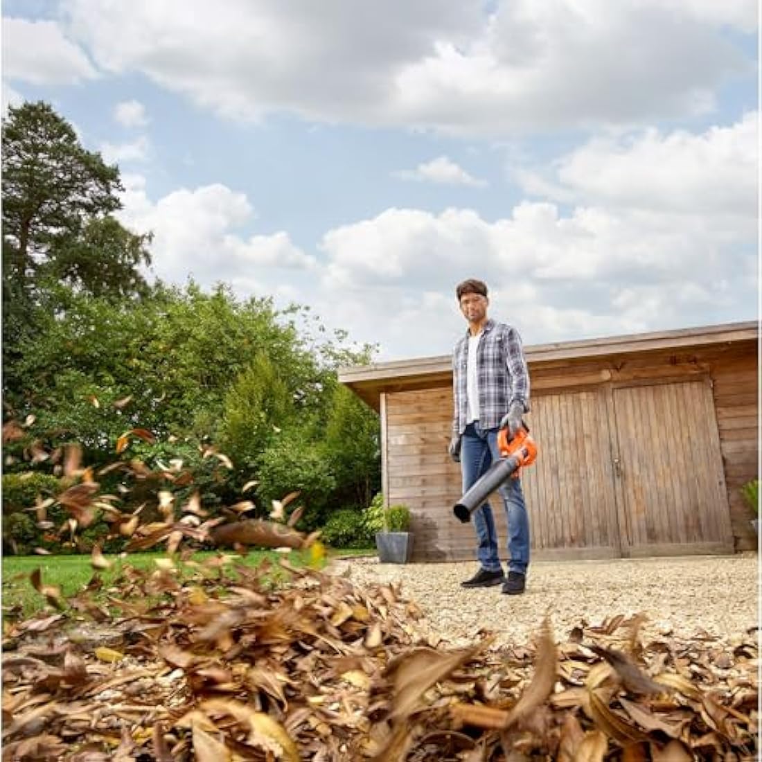 Black+Decker 18V Axial Blower - Bare Unit (Battery Not Included)