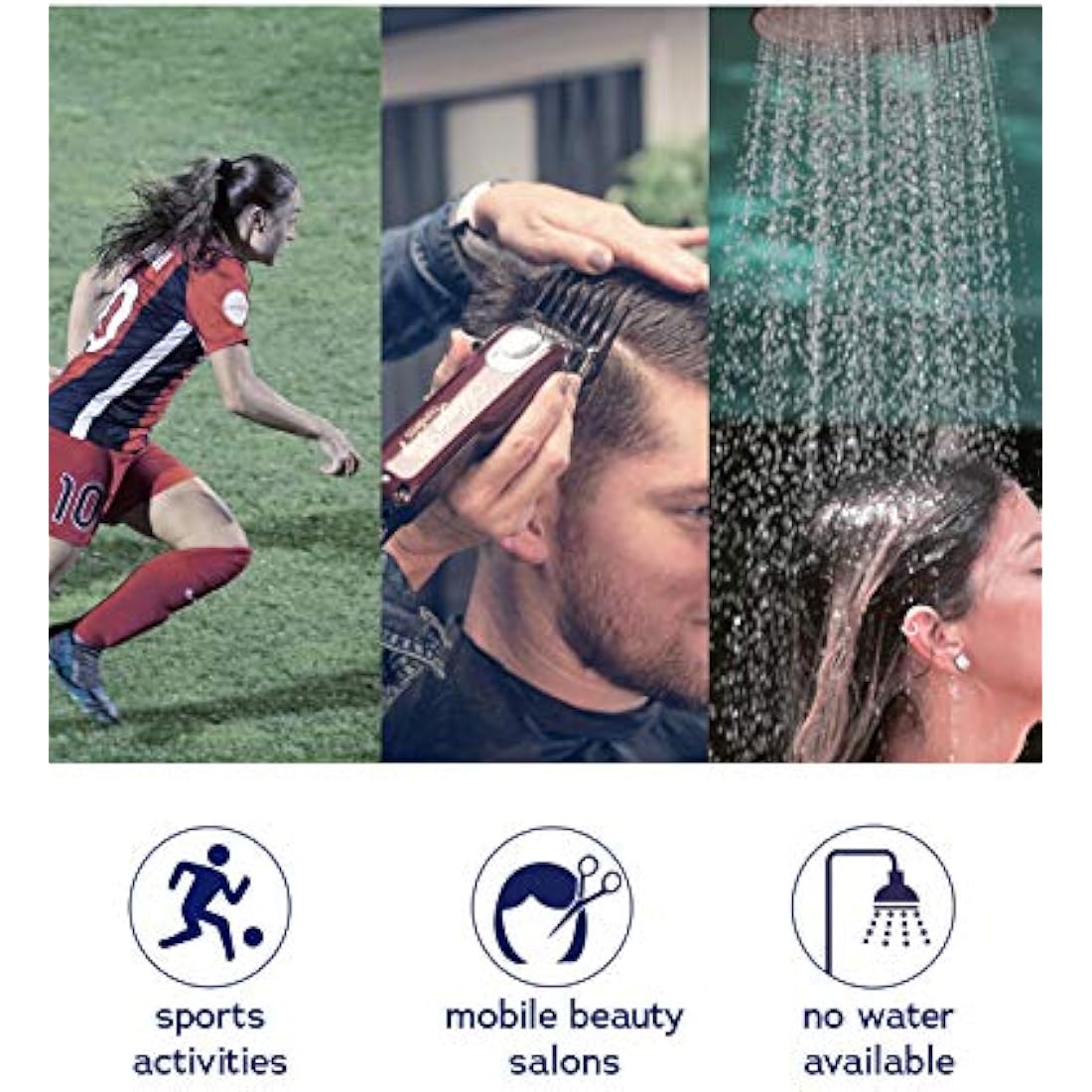 DYMACARE No Rinse Shampoo Cap | Rinse Free Shower Cap that Shampoos & Conditions | pH Balanced, Microwaveable, No Rinse Waterless Hair Wash | 12 Caps