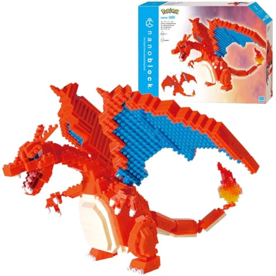 nanoblock - Pokémon - Charizard Deluxe Edition, Pokémon Series Building Kit