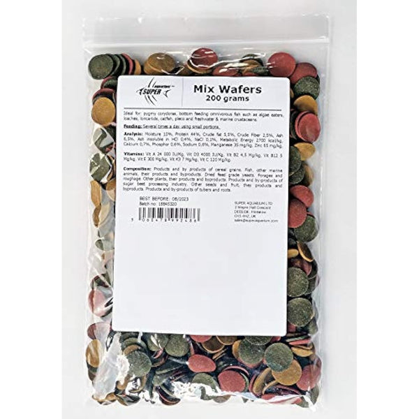 Mix Wafers (200g) Tropical Bottom Omnivorous Fish, Pleco, Catfish Fish Food