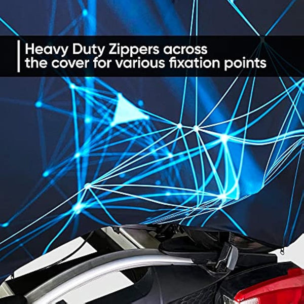 VELOSOCK complete bike cover RAY / ROAD for indoor storage and transport - Keeps floors, walls and car DIRT-FREE - Fits 99% of ALL ROAD BIKES