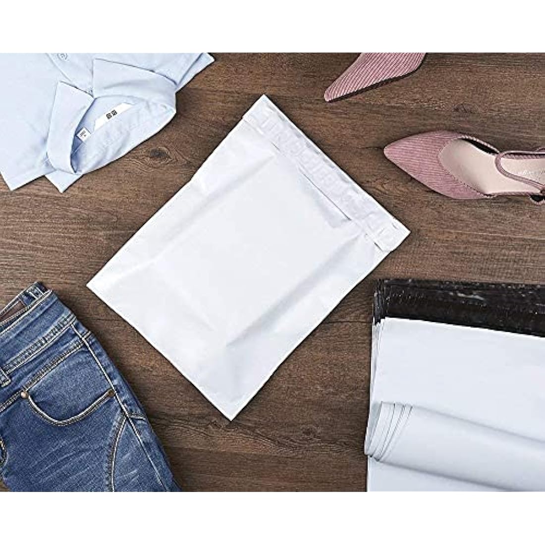 100 Seal Postal Mail Sacks Parcel Delivery Bag Mailing Postal Bags Plastic Envelope Mailers Bags