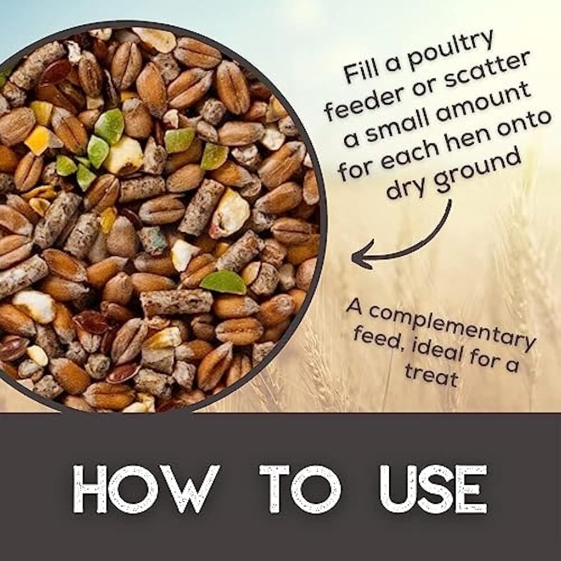 Copdock Mill Poultry Gold Chicken Feed 20kg - Highly Nutritious Chicken Food - Contains Layer Pellets, Oyster Shell and Hen Grit - High in Calcium