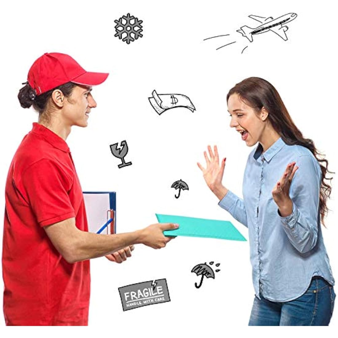 Switory 25pcs Poly Bubble Mailers A4 Padded Envelopes Bubble Envelopes Package Bags Lined Poly Mailer Self Seal Teal, 21.6cmx28cm