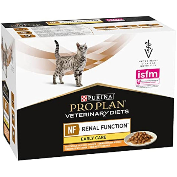 PRO PLAN VETERINARY DIETS NF Renal Function Wet Cat Food Chicken 10x85g