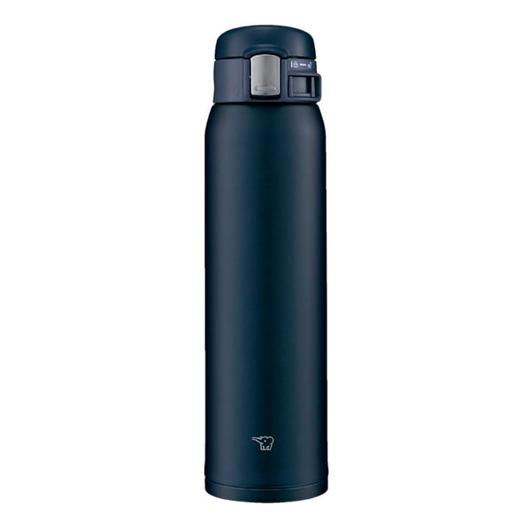 Zojirushi (ZOJIRUSHI) Water Bottle Direct Drinking [One-Touch Open] Stainless Mug 600ml Navy SM-SF60-AD
