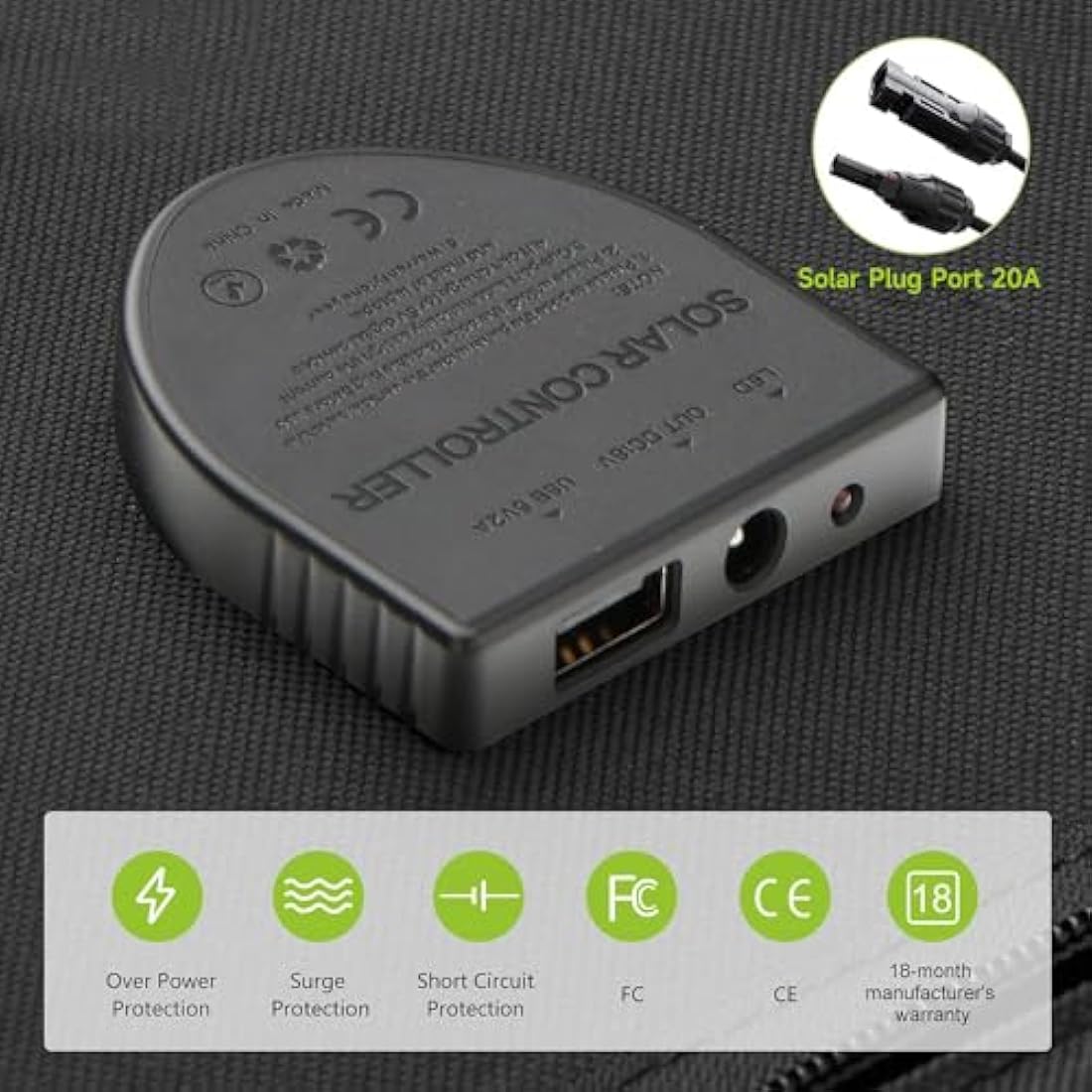 ALLPOWERS 140W Foldable Solar Panel,Portable Solar Charger,Portable Solar Panel Solar Kit for Most Solar Generator, Portable Power Station, Laptops, Cellphone, Outdoor, Camping,RV