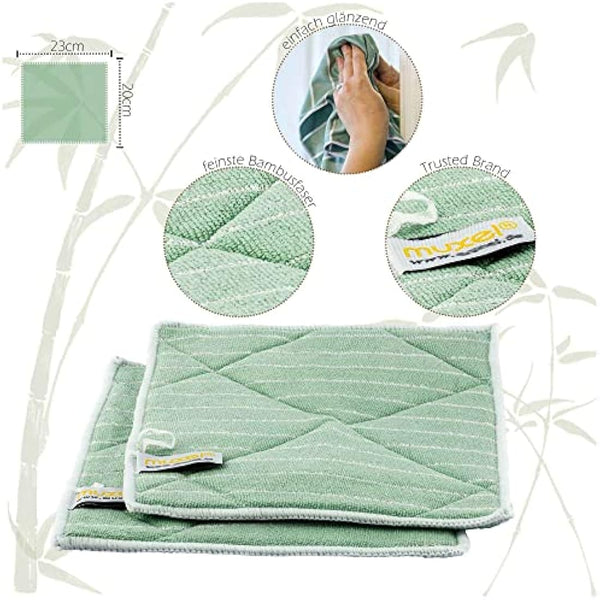 Bamboo Wash Cloth, Set of 12