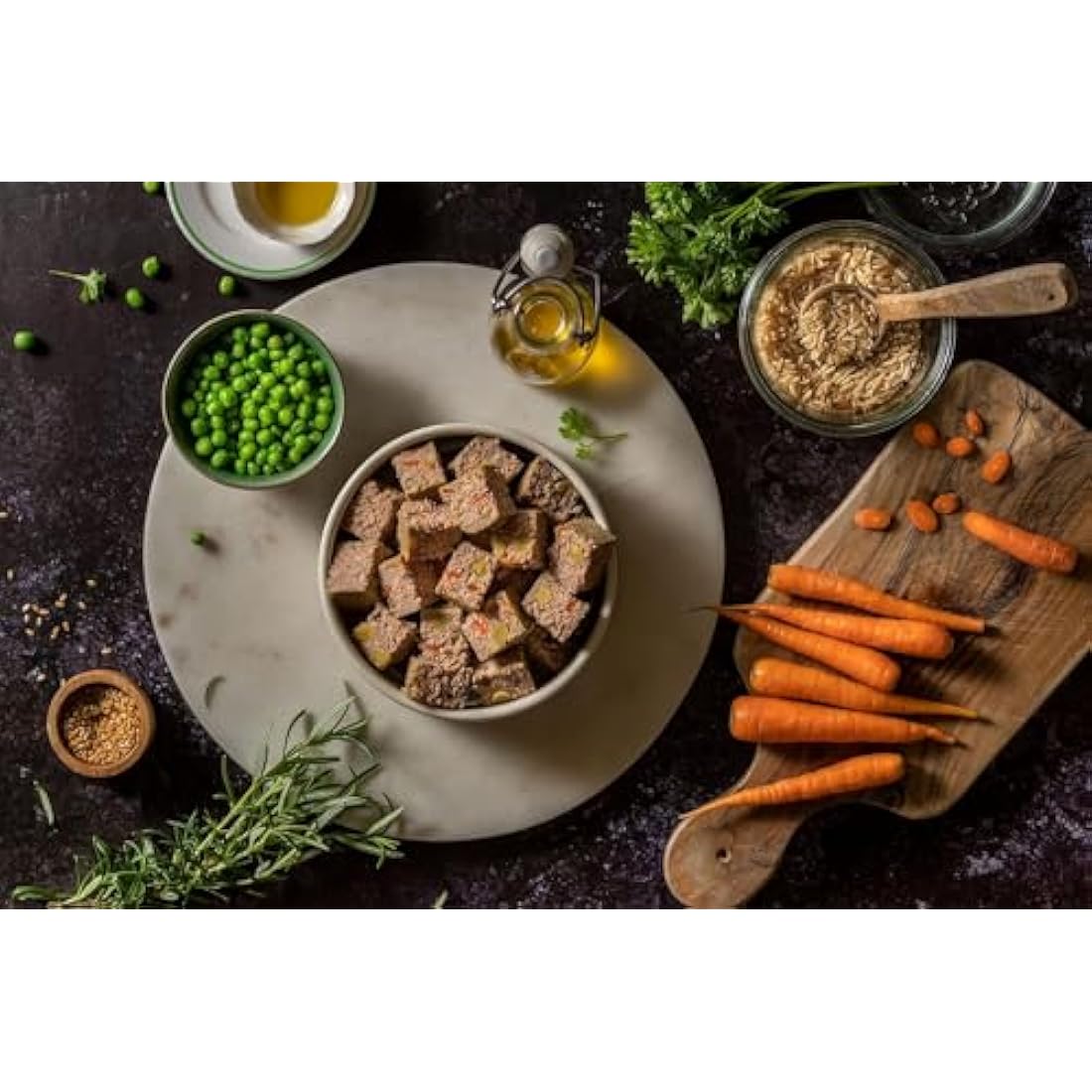 Forthglade Wet Dog Food (18 x 395g Trays) - Wholegrain & Hypoallergenic Dog Food, Ocean Fish with Vegetables and Brown Rice, Adult Stomach Sensitive Meals with Natural Ingredients