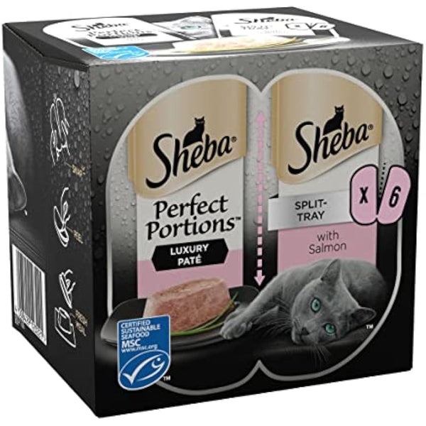 Sheba Perfect Portions - with Salmon in Loaf - 12 x 37, 5 g