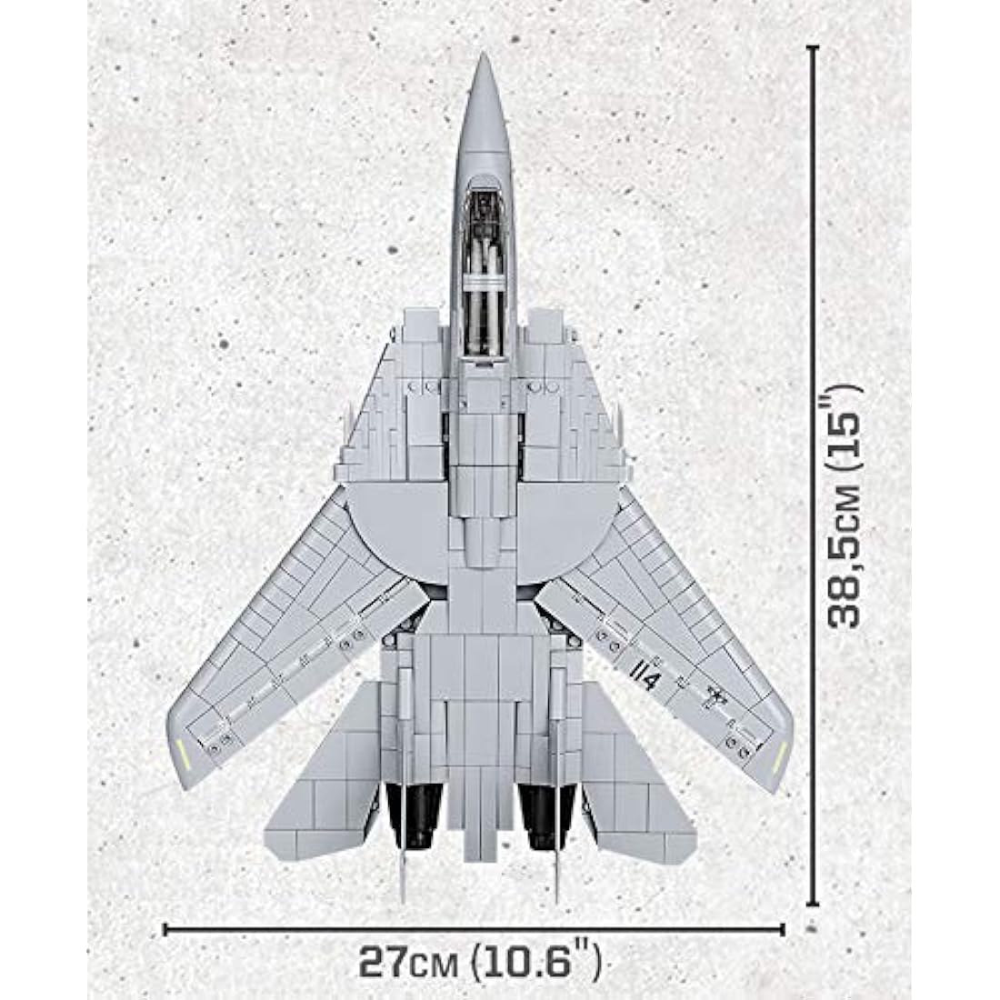 COBI 5811 Top Gun Building Blocks, Gray
