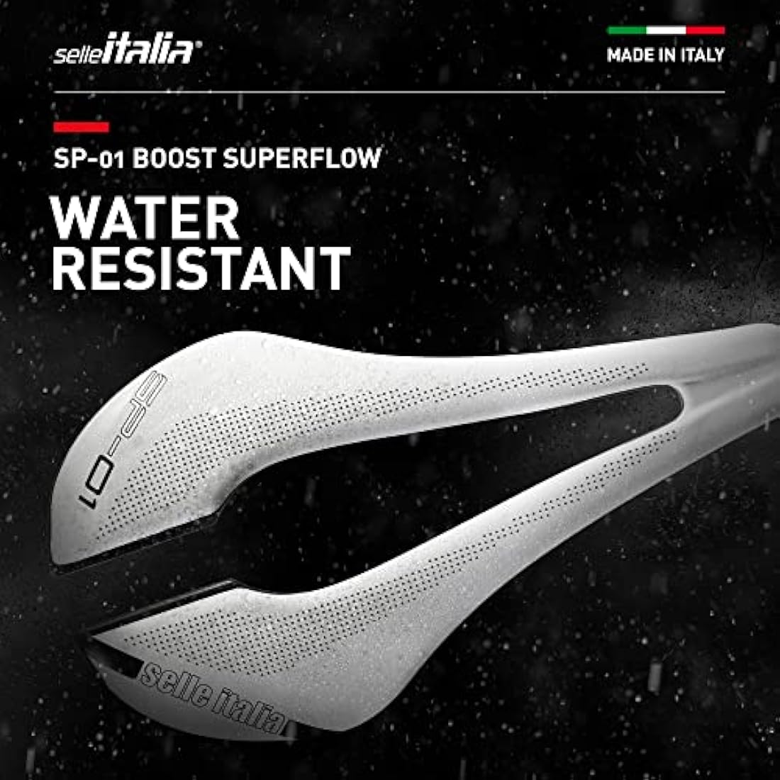 Selle Italia SP01 BOOST Saddle 146x250mm (L3) Superflow White -