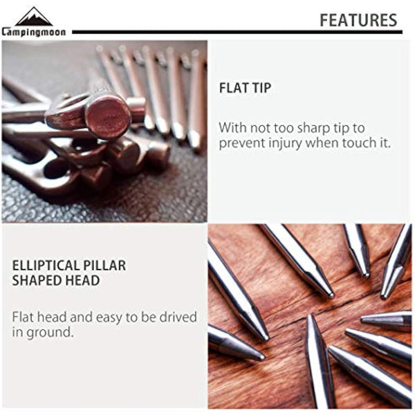 Stainless Steel Tent Stake R-30-8P