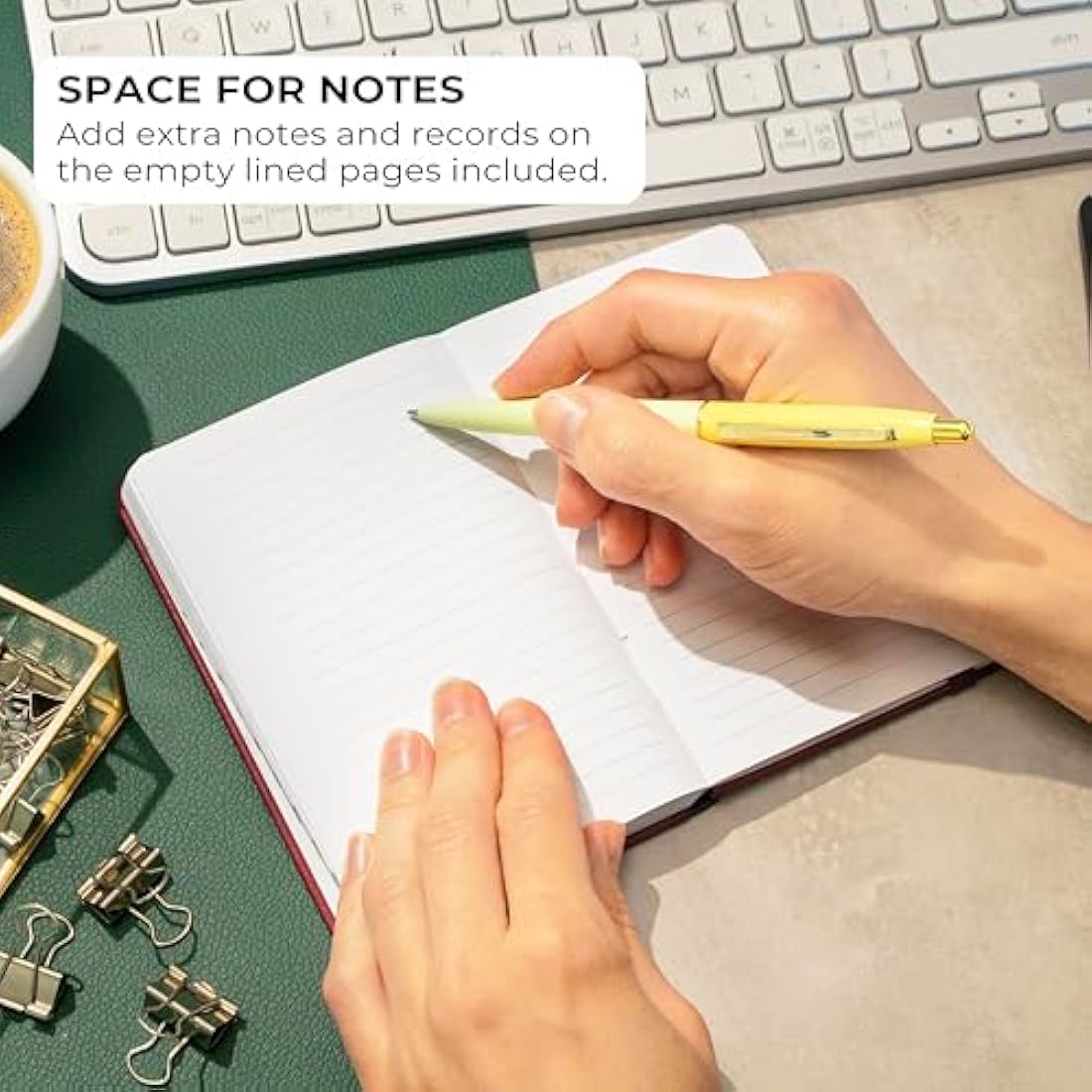 Clever Fox Password Book 2nd Edition Small – Pocket Password Keeper with Laminated Alphabetical Tabs – Internet Address Notebook & Login Details Organizer Journal – 8.9x14.2cm (Wine Red)