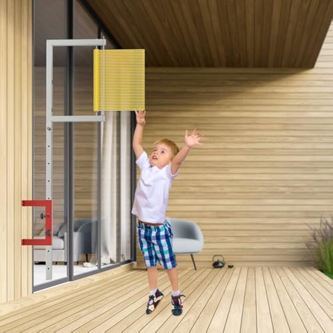 LQDMAER Wall Mounted Sports Vertical Jump Measurement Tester,Adult and Adolescent Adjustable Height Basketball Scale Assessment Stick Pole,Bounce Measuring Device for School Club