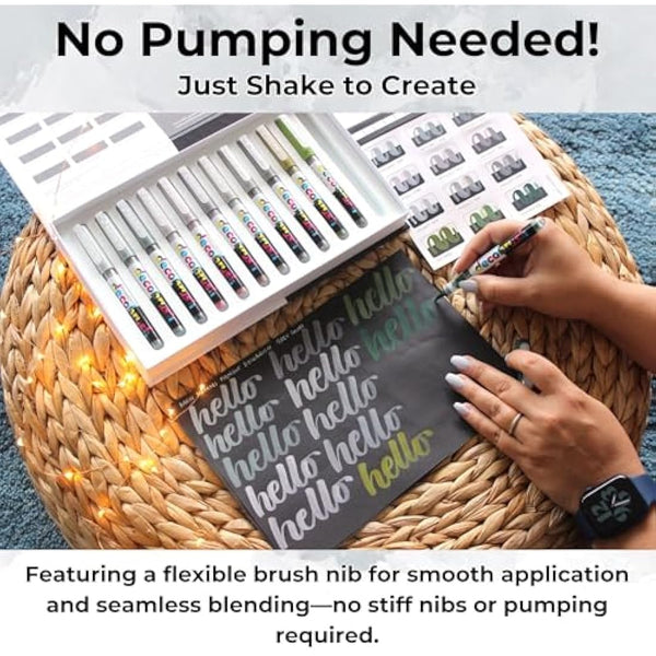 Karin Pigment Decobrush Marker Pen, Nature, One Size, KAR29C3