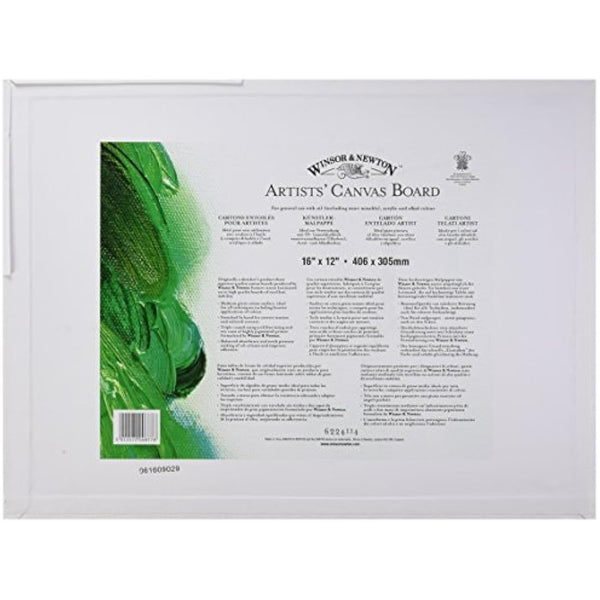 Winsor & Newton 16 x 12 inch Canvas Board
