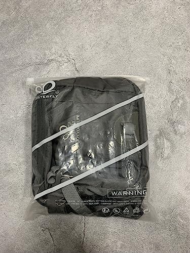 Waterfly Hiking Waist Pack Bum Bag Waist Bag with Bottle Holder Running Bag for Camping Climbing Travel Cycling and Dog Walking