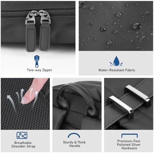 Dobaly Laptop Backpack Travel Backpack Laptop Rucksack, Water Resistant College School Backpack Business Work Bag for Men and Women