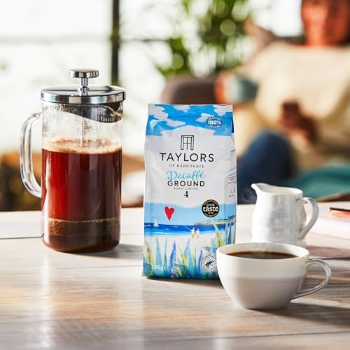 Taylors of Harrogate Decaffe Ground Roast Coffee, 200 g (Pack of 6 - Total 1.2kg)