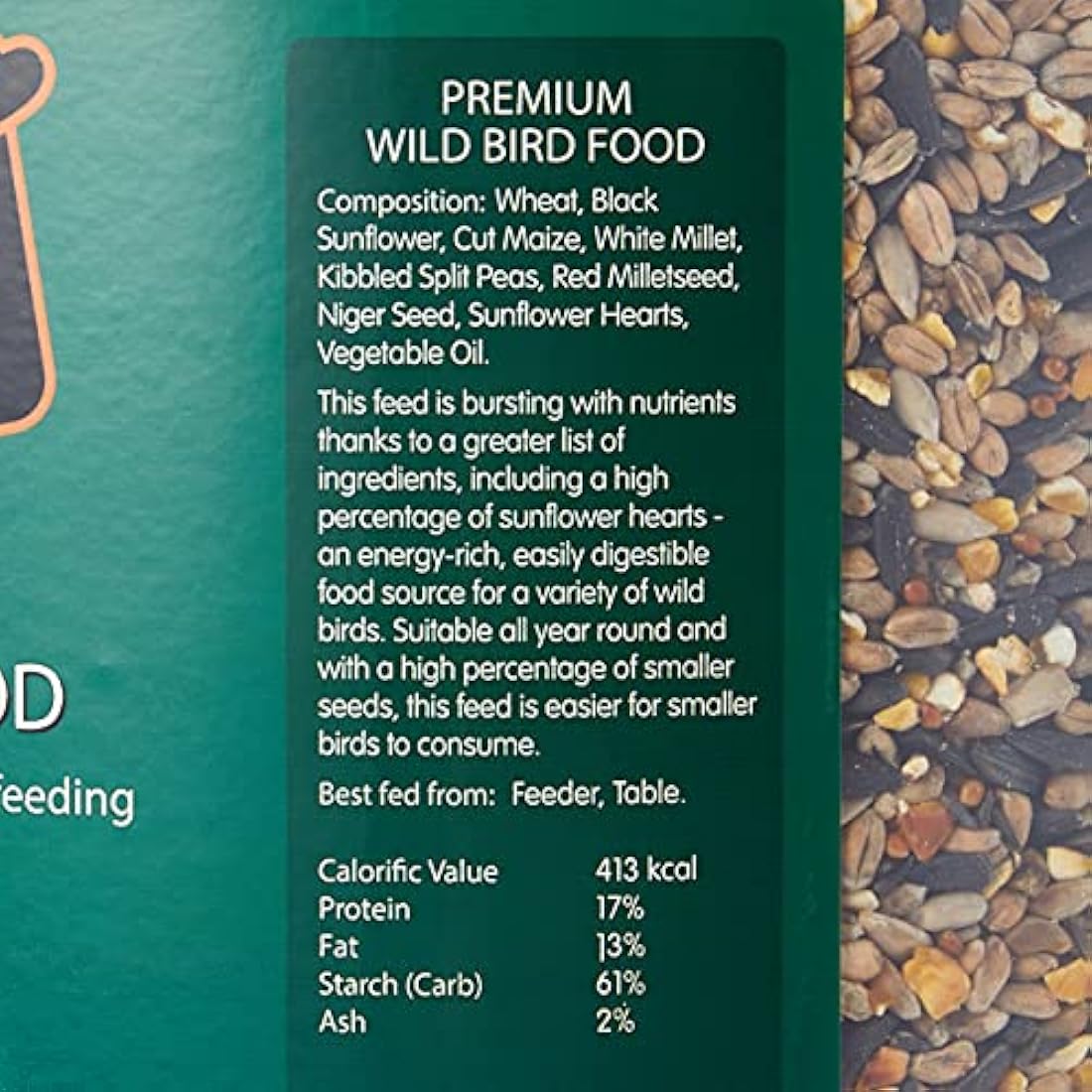 Extra Select Premium Wild Bird Food, 5 Litre