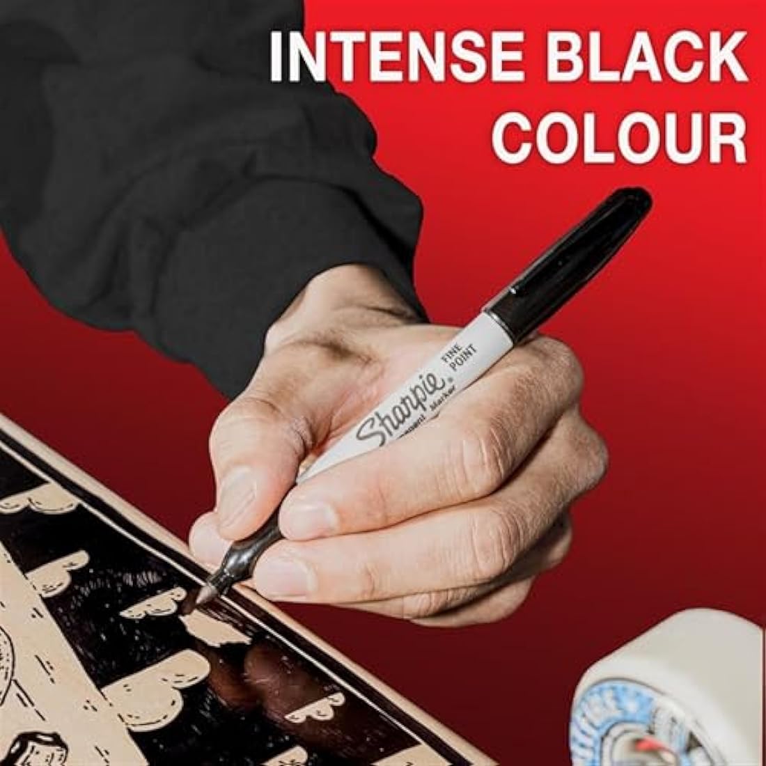 Sharpie Permanent Markers | Fine Point for Bold Details | Black Ink | 12 Marker Pens