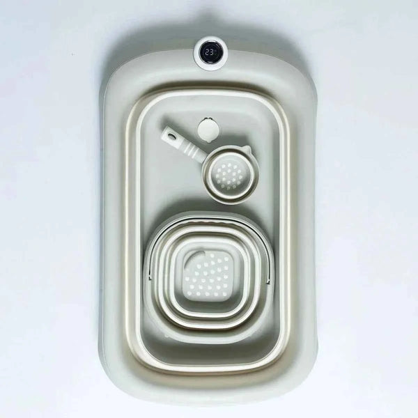 baby plus Bath Tube with Thermometer Set 3 pcs