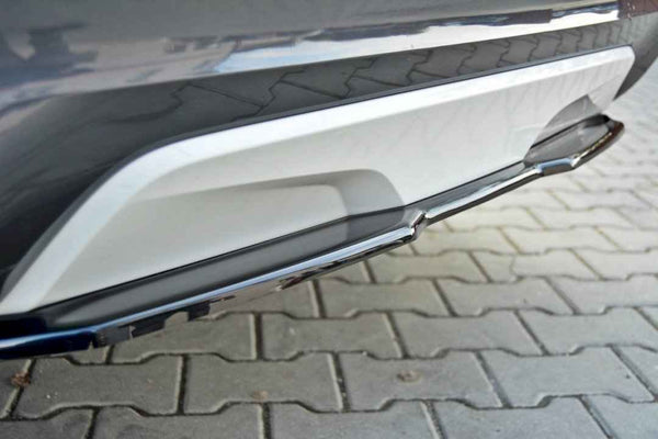 Maxton Design - CENTRAL REAR SPLITTER BMW X4 M-PACK (WITHOUT A VERTICAL BAR)